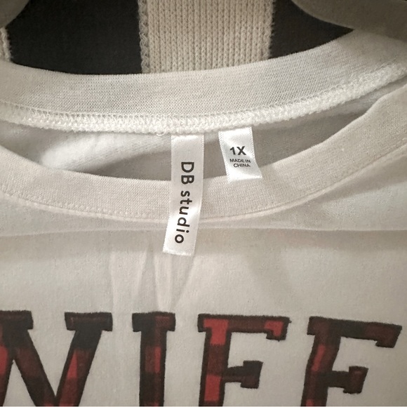 2-Pack White David’s Bridal Sweatshirts (MRS & Wife Life) - Picture 7 of 8